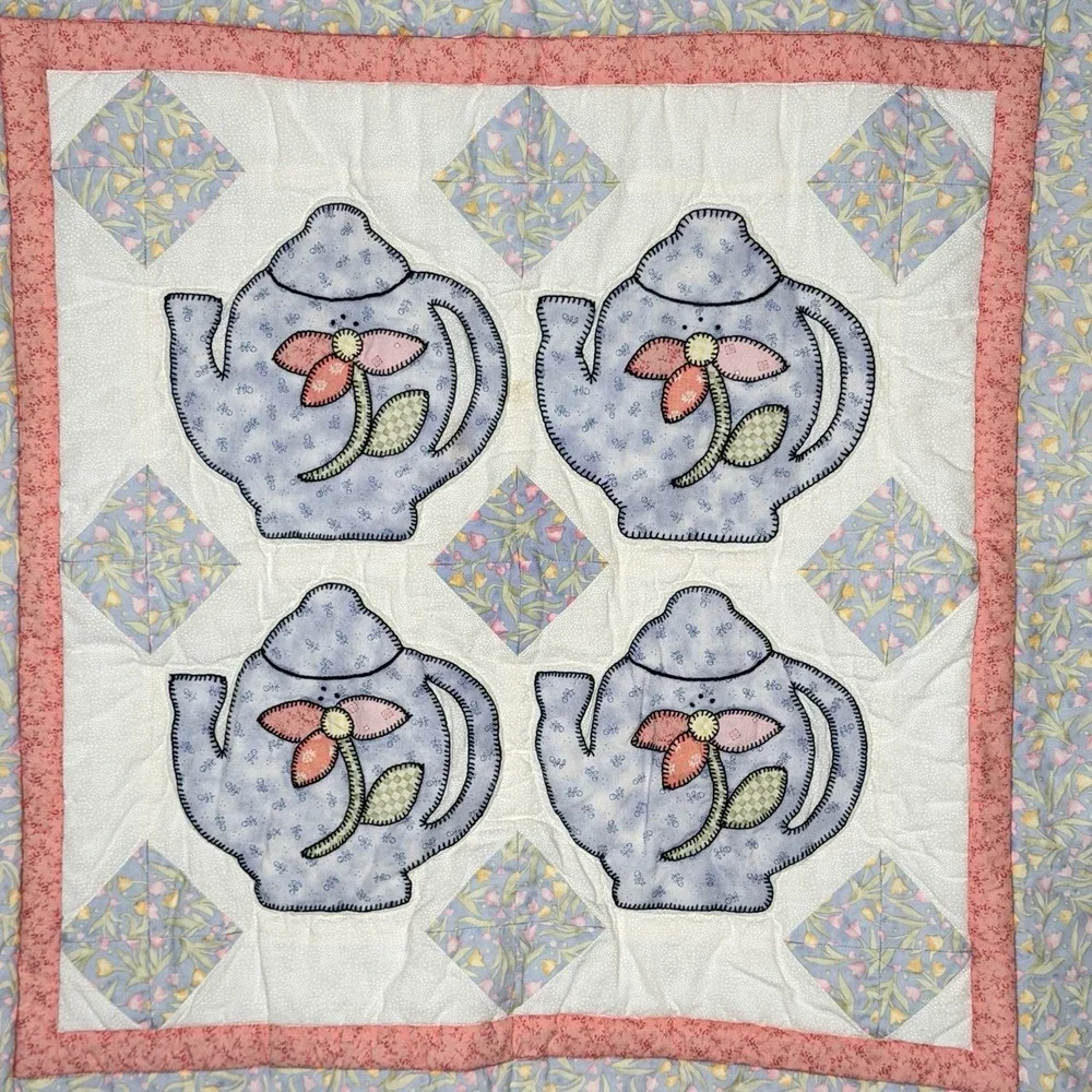 Handmade quilted wall